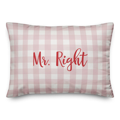  Coussin Mr. Right