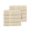 Ensemble de 8 serviettes Willow - 100% coton peigné, 630 g / m² de qualité supérieure, ivoire, ultra-doux et très absorbant (8 essuie-mains)-501306309-501306319