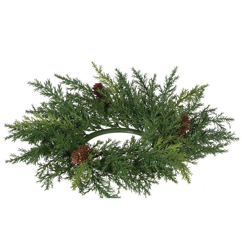 Couronne artificielle Ellerby Arborvitae, H 10 po x l 10 po x P 2,5 po