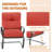 Craigmore 2 - Person Modular Patio Conversation Sets with Cushions-1911272406