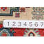 Tapis de vestibule oriental traditionnel Kazak 2x3