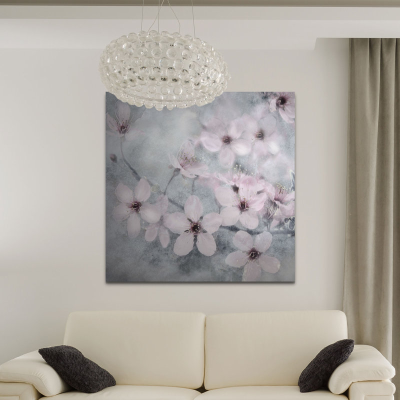« spring melody ii », peinture, H 10 po x l 10 po x P 1,5 po, Toile tendue