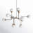 Newport 12 - Light Dimmable Sputnik Modern Linear Chandelier