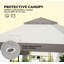 Height Adjustable Pop Up Canopy Tent,Tents For Parties,With Wheeled Carry Bag Andsand Bags