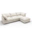 Canapé modulaire rembourré en L Hambourg beige -2068183461