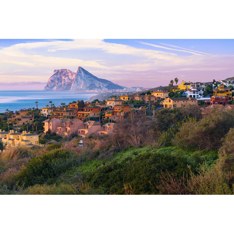 Le rocher de Gibraltar par Dark_Eni, H 20 po x l 30 po