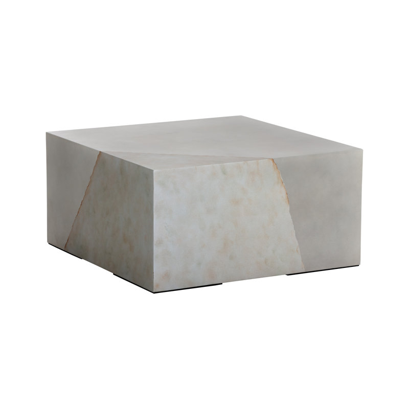 Kyson Outdoor Square Coffee Table