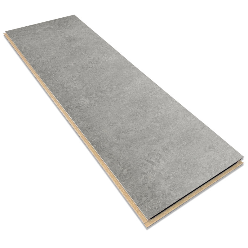 Plancher 11,81 po x 35,43 po x 9,8 mm Marmoleum, Gris serein