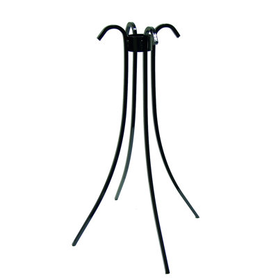 Weather Resistant Metal Abstract Gazing Ball Stand