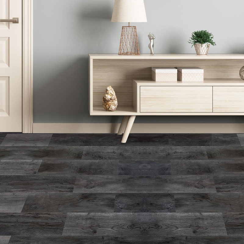 Doyle 0.51mm Thick 232.26cm W x 38.71cm L Vinyl, Grey