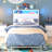 Storage Bed Equipped With Charging Station And Bedside LED Light Strip-377780693