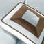 Literie 7 pièces pour grand lit - brun, édredon bleu, rembourrage de lit taupe et édredon-137800268-119744459