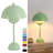 Modern Flower Cute Small Dome Shade Table Lamp,nordic Minimalist Mushroom Lamp Retro Nightstand Bedside Lamp Desk Lamp-607543649
