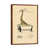 Classic Brown Wood Floater Framed