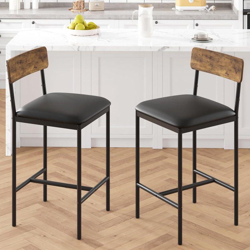 Pepijn Counter Stool, Brown/Black