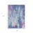 3' X 5' Blue Peach And Sky Blue Abstract Washable Indoor Outdoor Area Rug