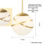 Luminaire suspendu sphère 1 lumière Porphyrion