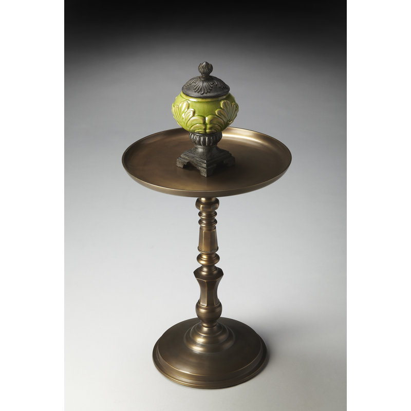 Orleans Round Metal 16"W Side Table