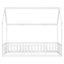 Lits Safe House, structure de plancher en bois de pin simple, chambre d'enfant de ferme