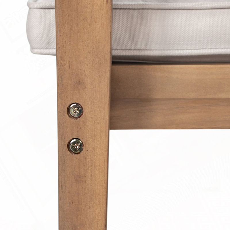 Acacia Wood Outdoor Chairs, Brown