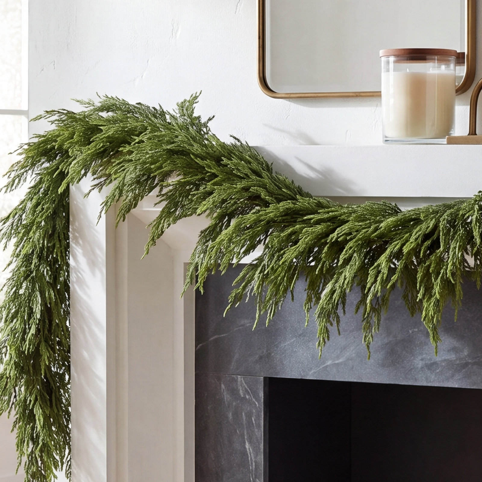 Real Touch Premium Cedar Garland, 5' L