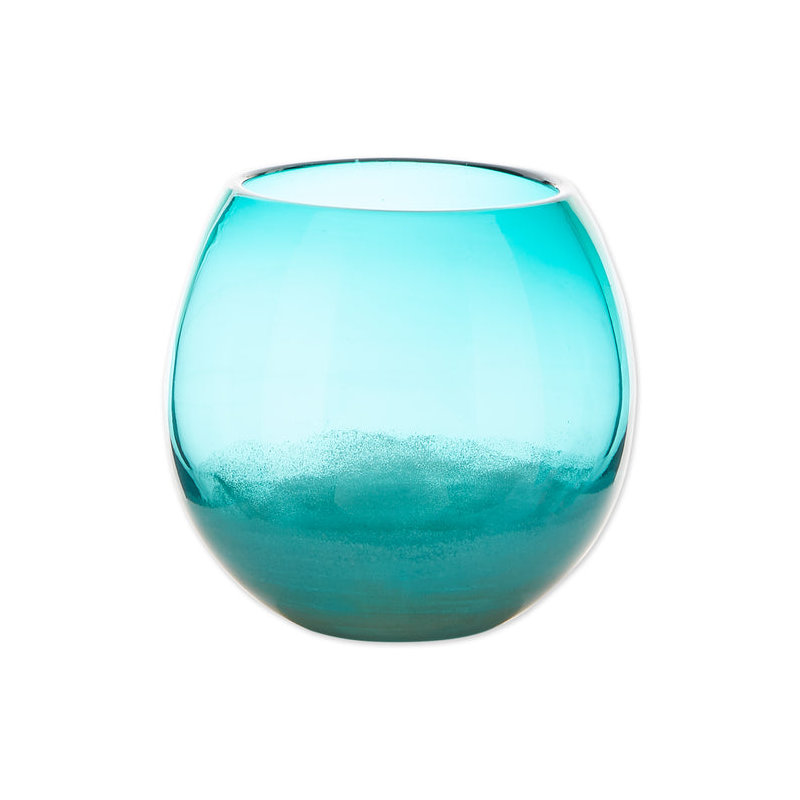 GRAND Vase Bol AQUA, H 9,4 po x l 9,4 po x P 9,3 po