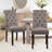Artemisia Tufted Upholstered Wooden Dining Chairs-1117728354