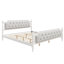 Très grand lit traditionnel avec tête de lit attrayante, bois massif, sans sommier, cadre en bois au confort accru, style élégant pour chambre à coucher-541514792-541514790