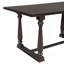 Ensemble 6 pièces de table et chaises de salle à manger avec pieds de forme spéciale et dossiers et coussins recouverts de mousse pour la salle à manger-1122901498-1122901476