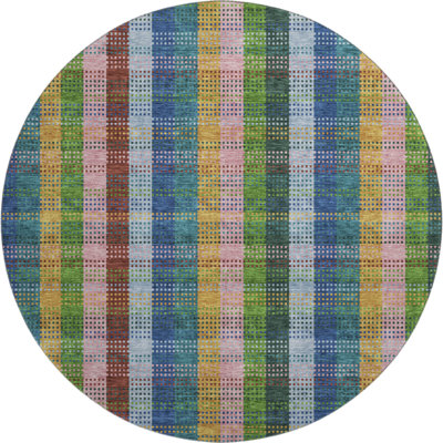 Premium Machine Washable Prisco Navy Rug
