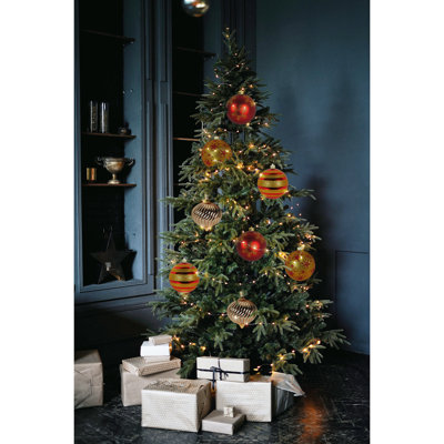 Christmas by Krebs Shatterproof Decorative Ornaments, 6" (Set of 8)