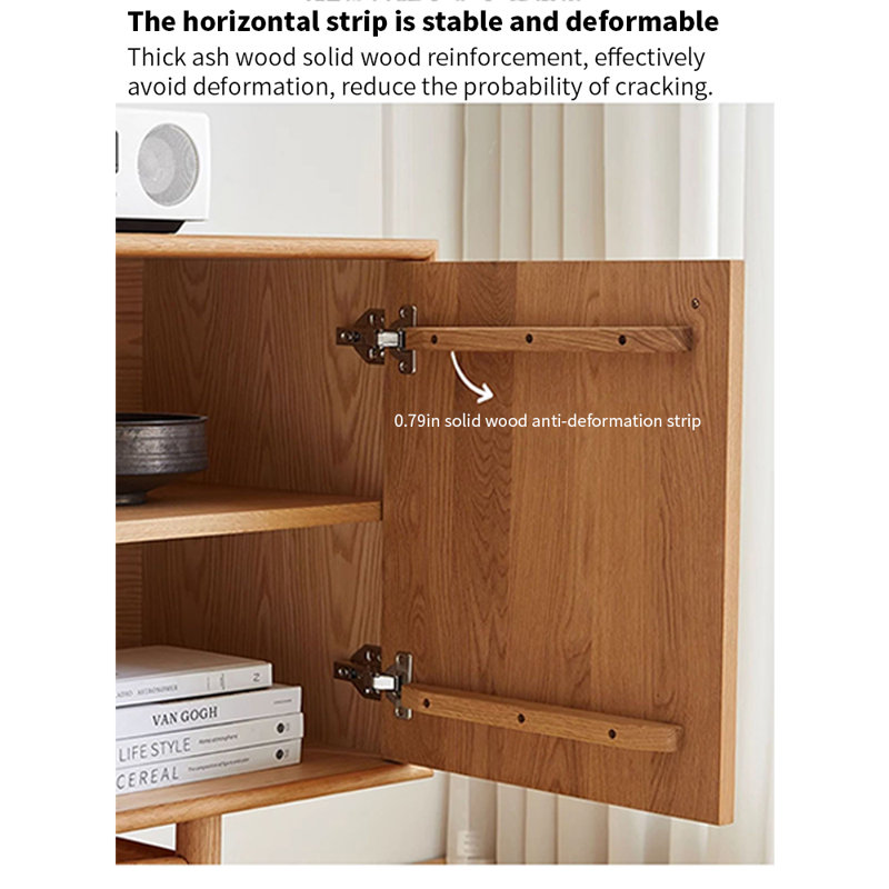 Armoire d'appoint Minimalist, H 30,71 po x l 70,87 po x P 15,75 po