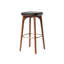 Utility Upholstered Stool with Solid Wood Frame-1060178202