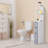 Space-saving Storage Mdf Modern Bathroom Linen Organizer