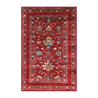 Tapis oriental rouge Fyllia