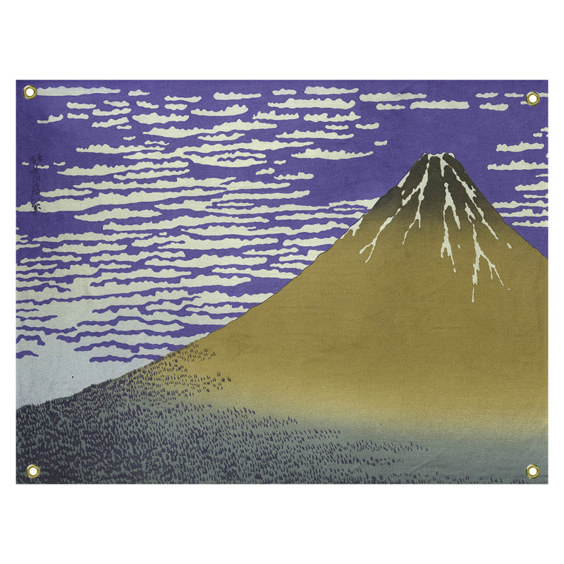 Tapisserie murale matinale fine Wind Clear, H 81,5 po x l 60,5 po, Mauve / Brun clair