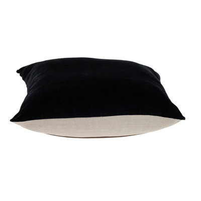 Parkland Collection Apollo Transitional Black Throw Pillow