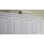 Armoire en bois manufacturé Saloma, blanc