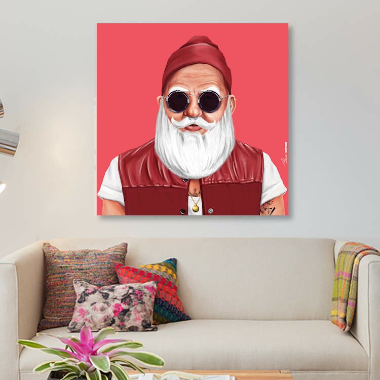 Leinwandbild Santa von Amit Shimoni