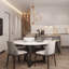 Lustre 5 lumières façon bougie Holk-1110324765