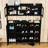 Wooden Shoe Cabinet with Storage Shelves, Flip Drawers, Hooks and Doors-1806373143