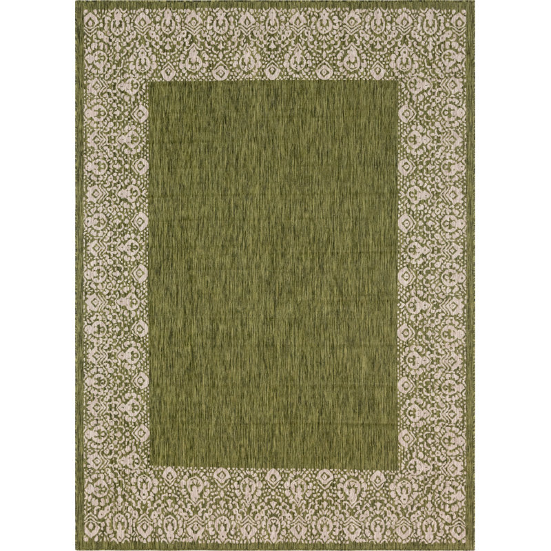 Finbar Oriental Indoor / Outdoor Rug, Rectangle 8' x 11'4"