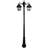 Polaris Double-Headed Solar Lamp Post (Full)