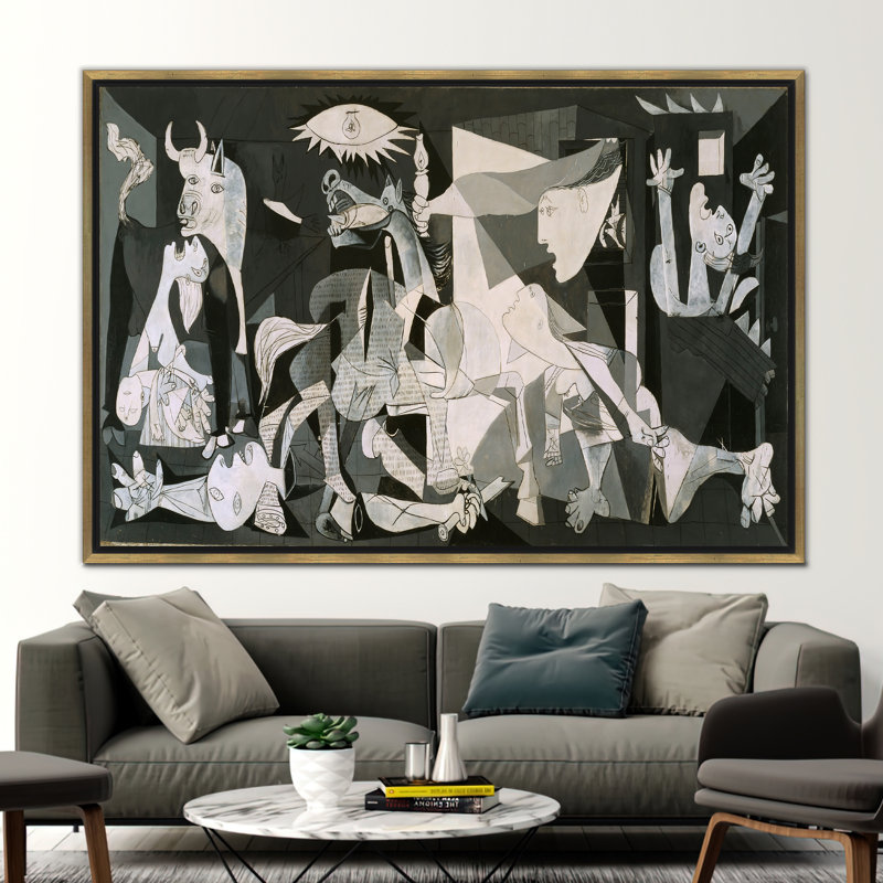 Print on Canvas, Framed Print without Mat, Gold, 40 cm H x 60 cm W