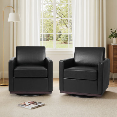 Fauteuil rembourré pivotant