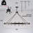 48-Lights Modern Wagon Wheel Chandelier With Crystal Shade (Bulbs Include)-1838579802
