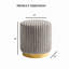 Tabouret décoratif rond 1pc