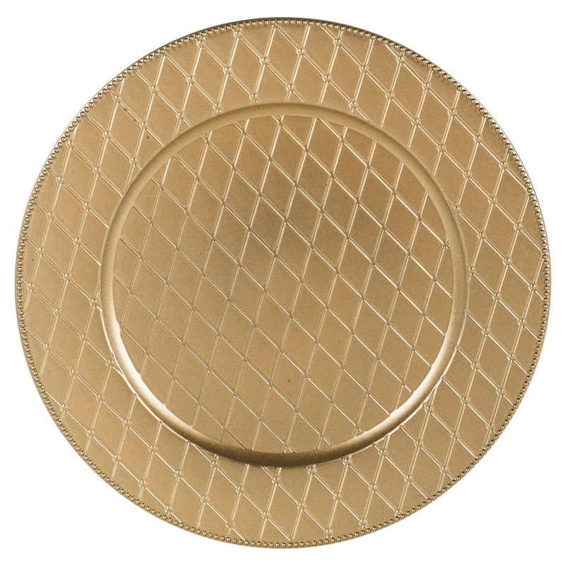 Amanvir Melamine Geometric Charger