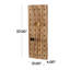 Porte-bouteilles à fixation murale en bois massif Latalia Fremont-64477868-64477867