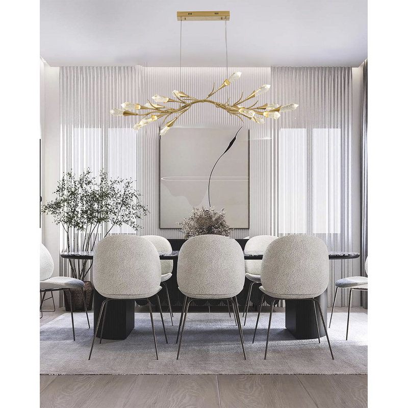 Lustre en cristal 16 lumières Transitional 